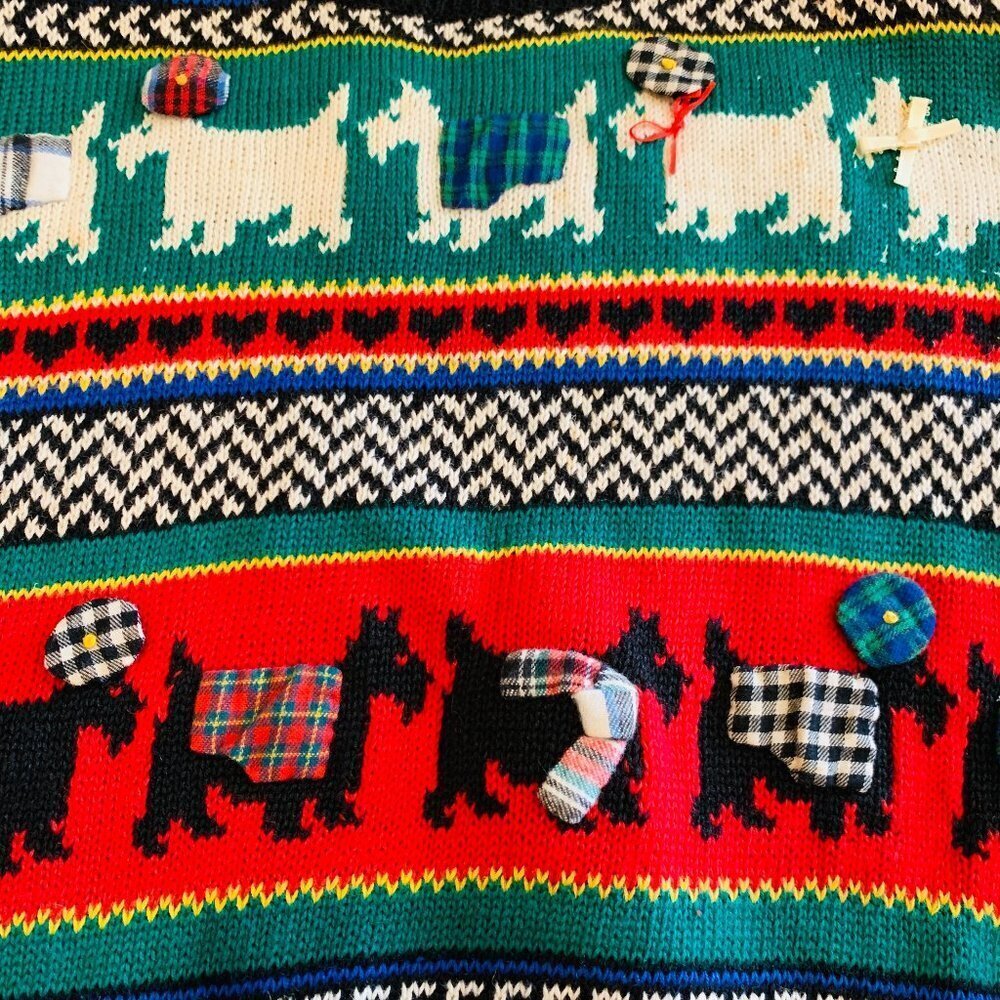 NWT Vintage Susan Bristol Knit Sweater Hand Embroidered 1992 - Picture 4 of 16